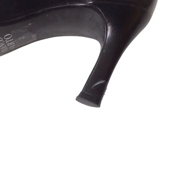 Retro Beautiful Franco Sarto Brazilian Leather Round Pumps - Picture 5 of 5